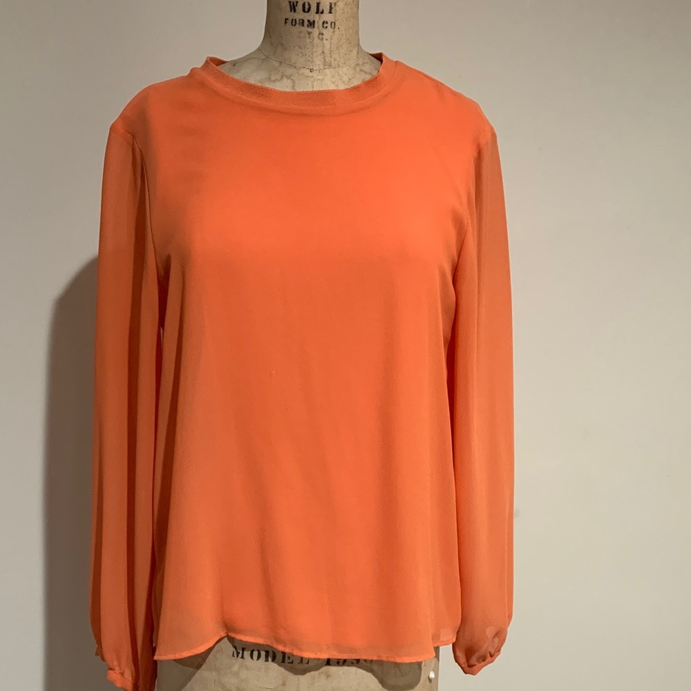 Zara  Elegant Orange Women's Top size M